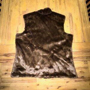 Vintage Charter Club Fur Vest, Like New, Size Large